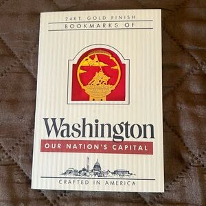 Bookmark 24 Kt. 1987.  IWO JIMA statue.